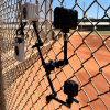 backstop with 3 and battery