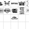 Laser Engrave - Softball Themes-04