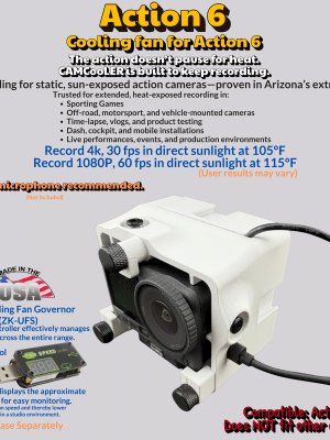 CAMCooLER Action 6 - a Cooler for DJI Osmo Action 6