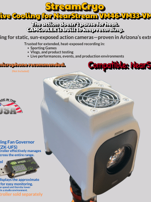 CAMCooLER StreamCryo – Active Cooling for NearStream VM46-VM33-VM20