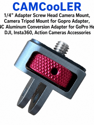 CAMCooLER 1/4" Adapter Screw Head Camera Mount